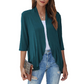 Seasonal Style 🌸Women's 3/4 Sleeve Open Front Cardigan