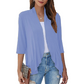 Seasonal Style 🌸Women's 3/4 Sleeve Open Front Cardigan