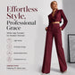 👖New Arrivals - Striped Wide-Leg Trousers with High-Waist – Flattering Silhouette & All-Day Comfort for Any Occasion