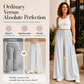 ☀️👖Seasonal Style - Wide-Leg Cotton Linen Pants – Versatile Pairing for Work, Weekends & Travel