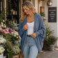 ☀️🧥New Arrivals - Open Front Batwing Cardigan – Breezy Layer for Work, Travel & Casual Outings