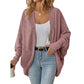 ☀️🧥New Arrivals - Open Front Batwing Cardigan – Breezy Layer for Work, Travel & Casual Outings