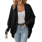 ☀️🧥New Arrivals - Open Front Batwing Cardigan – Breezy Layer for Work, Travel & Casual Outings