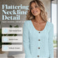 ⌛Limited-Time Offer-Women's Casual Round Neck Pointelle Long Sleeve Top