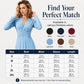 Women's Elegant V-Neck Midi Dress