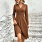 Women's Elegant V-Neck Midi Dress