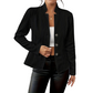 Women's Textured Button Down Blazer Jacket
