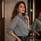 Women's Plaid Long Sleeve Button-Down Shirt