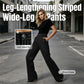 ✨👖Women's High-Waisted Striped Wide-Leg Pants