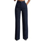 ✨👖Women's High-Waisted Striped Wide-Leg Pants