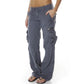 Women's Vintage Wide Leg Cargo Pants