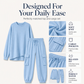Trending Now👚👖 Crew Neck Top & Cargo Pants Set – Relaxed Fit & Utility Pockets for Effortless Everyday Style