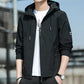 🧥Seasonal Style - Waterproof Hooded Jacket – Rain-Ready Outerwear for Commutes & Casual Outings