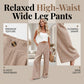 Women's High Waist Wide-Leg Casual Pants