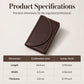 Bestseller🏆💳 Slim Leather Card Holder – Lightweight & Secure for Business or Casual Networking