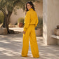 Women Casual Two-Piece Pants Set