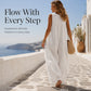 ⭐New Arrivals - Sleeveless Linen Jumpsuit with Pockets – Flowing Oversized Silhouette for Beach or Lounge