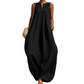 ⭐New Arrivals - Sleeveless Linen Jumpsuit with Pockets – Flowing Oversized Silhouette for Beach or Lounge