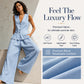 Women's Peplum Top & Wide-Leg Pants Set