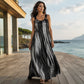 👗New Arrivals - Striped Sleeveless Midi Dress – Breathable Comfort & Versatile Fit for All Body Types