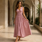🌸👗New Arrivals - Sleeveless V-Neck Midi Dress – Breathable Comfort & Flattering Silhouette for All Body Types
