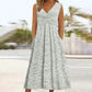 🌸👗New Arrivals - Sleeveless V-Neck Midi Dress – Breathable Comfort & Flattering Silhouette for All Body Types