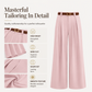 Bestseller👖 High-Waist Wide-Leg Pants – Timeless Silhouette & Breathable Comfort for Every Occasion
