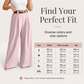 Bestseller👖 High-Waist Wide-Leg Pants – Timeless Silhouette & Breathable Comfort for Every Occasion