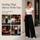 Bestseller👖 High-Waist Wide-Leg Pants – Timeless Silhouette & Breathable Comfort for Every Occasion