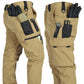 Men's Outdoor Warm Multi-Pocket Hiking Pants