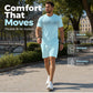 🌸Hot Sale 50% OFF💖Men's Casual T-Shirt & Shorts 2-Piece Set