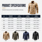 Men's Casual Plaid Long Sleeve Shirt