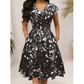 ⌛Limited-Time Offer-Women's Elegant Printed Dress with Pockets