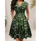 ⌛Limited-Time Offer-Women's Elegant Printed Dress with Pockets