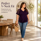 ⌛Limited-Time Offer-Women's Elegant Lace Patchwork V-Neck Top