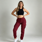 Women's Solid Color Tapered Cargo Pants