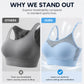 Women's Hollow Mesh Push Up Sports Bra