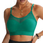 Women's Hollow Mesh Push Up Sports Bra