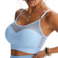 Women's Hollow Mesh Push Up Sports Bra