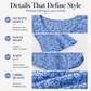 Women's Floral Print 3/4 Flutter Sleeve Top