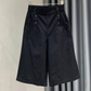 Women's High-Waist Button-Detail Bermuda Pants