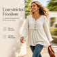 Women's Casual Loose Long Sleeve Fringe Top