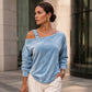 Women's Off Shoulder Loose Pullover Top