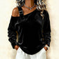 Women's Off Shoulder Loose Pullover Top