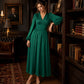 New Arrivals🛍️Women's High Slit Deep V Neck Maxi Dress