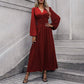New Arrivals🛍️Women's High Slit Deep V Neck Maxi Dress