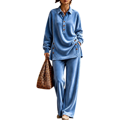 🧥New Arrivals - Premium Velvet Two-Piece Set – Soft Drape & High-End Loungewear for Any Casual Occasion