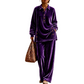 🧥New Arrivals - Premium Velvet Two-Piece Set – Soft Drape & High-End Loungewear for Any Casual Occasion