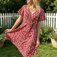New Arrivals🛍️Women's Summer Floral V-Neck Dress
