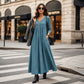 New Arrivals🛍️Women's V-Neck Button Pleated Dress